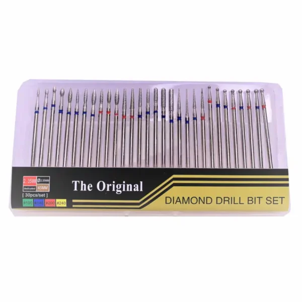 Set de Brocas para Manicura 30pcs